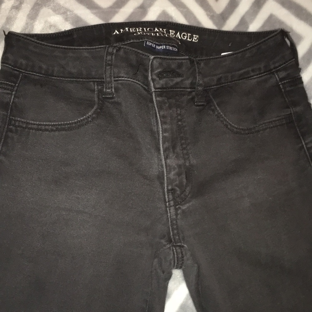 A&E Black Super Super Stretch Jeggings